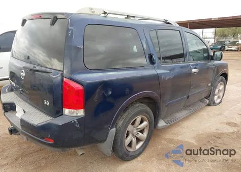 2008 Nissan Armada Se from USA, damaged, VIN 5N1AA08D88N610165